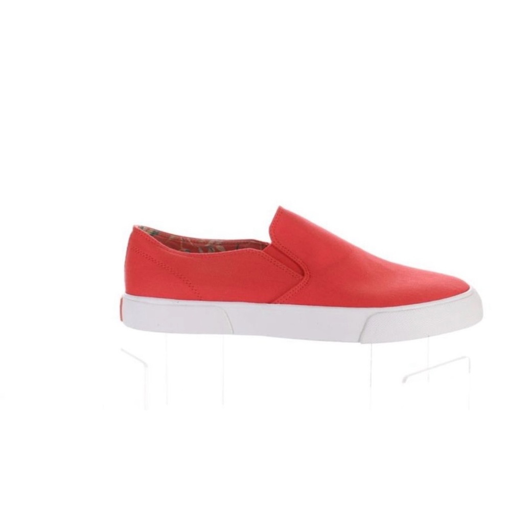 Vionic Women’s Groove Poppy Red Casual Canvas Flats Size 9.5 Medium